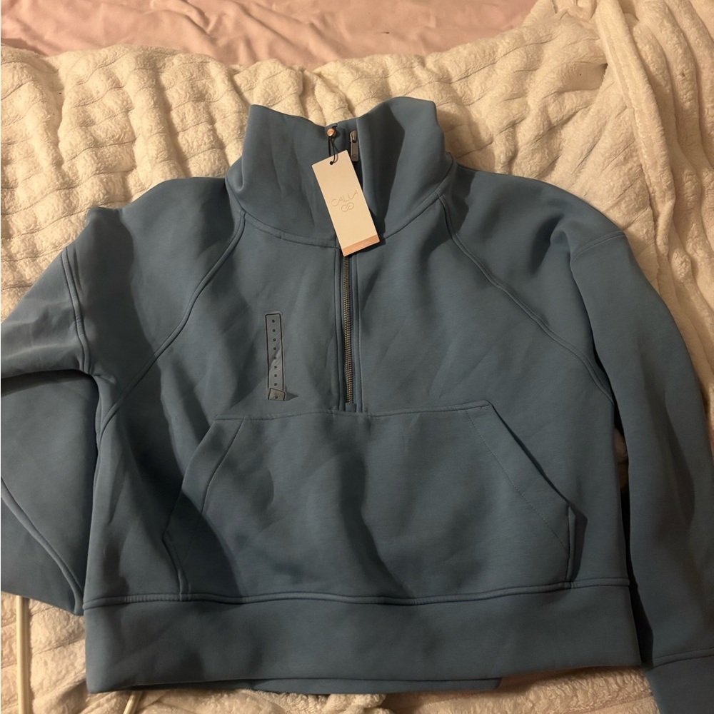 CALIA by Carrie Underwood Steel Blue Half-Zip Pullover